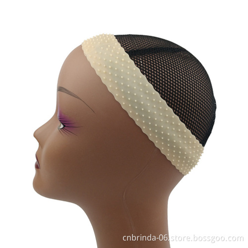 Transparent Silicone Wig Headband Soft Drop-shaped Elastic Band Lace Wig Grip HairExtension Sports Silicon Wig Band
